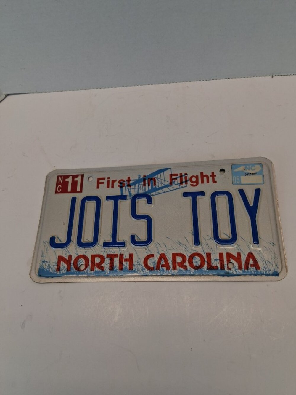 North Carolina Aluminum Novelty License Plate 12x6" JOIS TOY Embossed Sign Decor